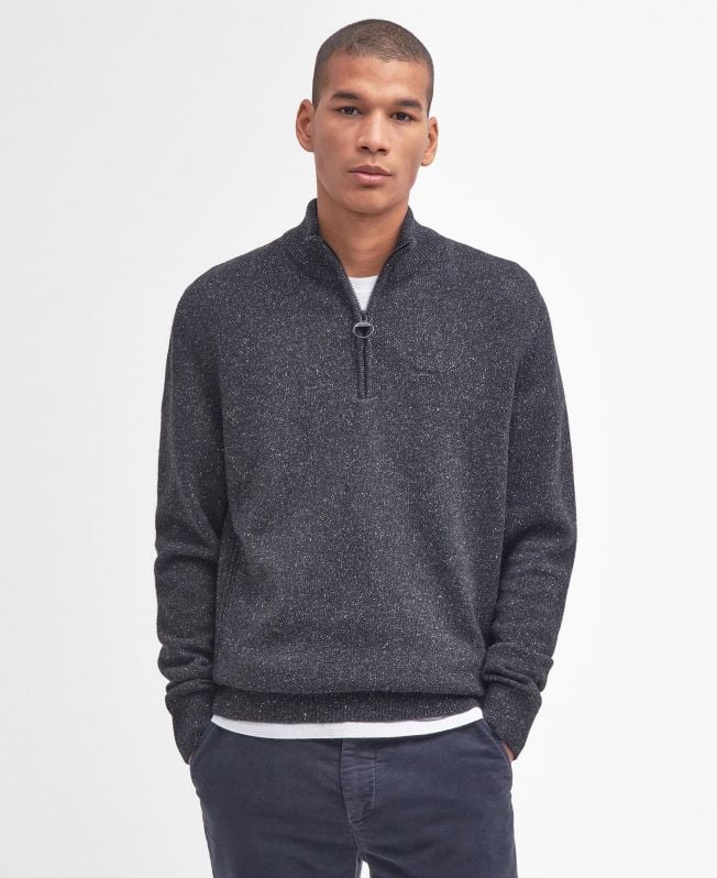 essentiële tisbury half zip hoodie