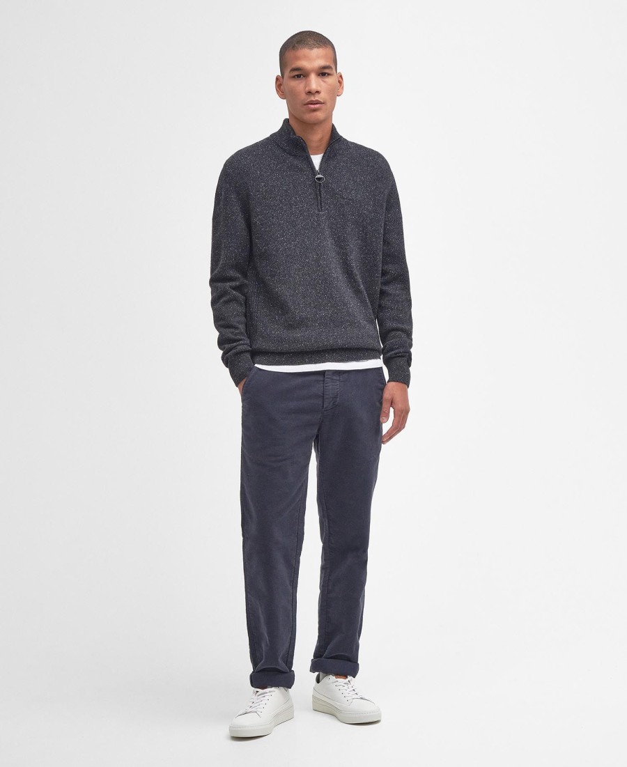 essentiële tisbury half zip hoodie