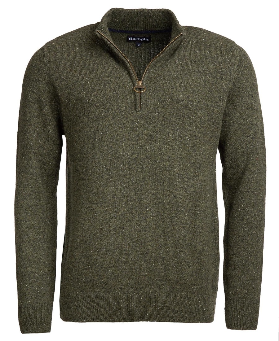 essentiële tisbury half zip hoodie