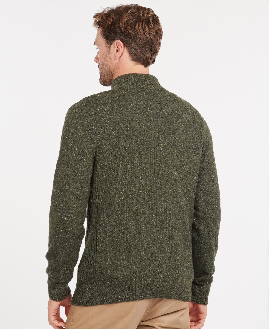 essentiële tisbury half zip hoodie