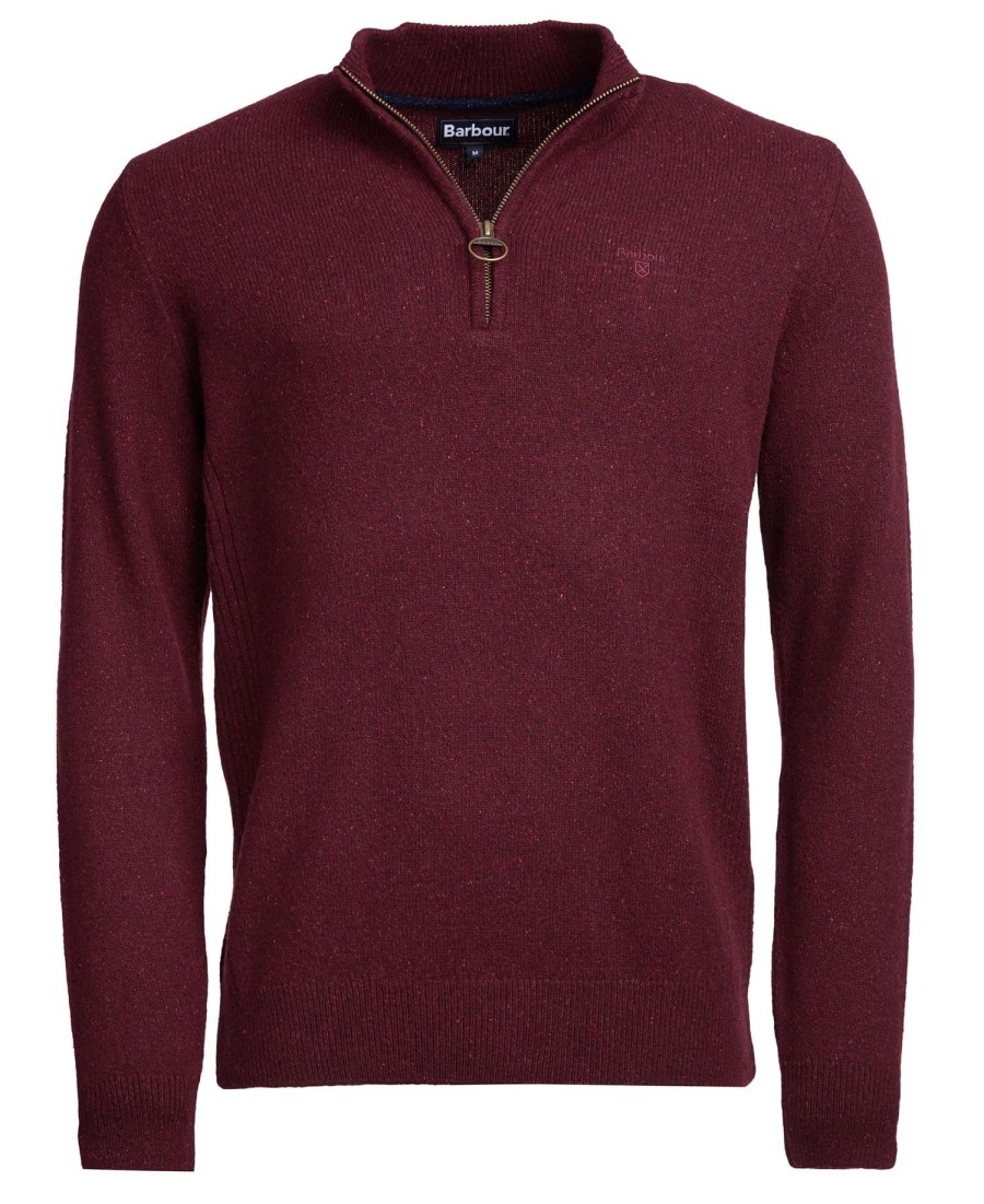 essentiële tisbury half zip hoodie