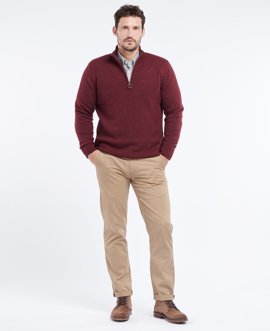 essentiële tisbury half zip hoodie