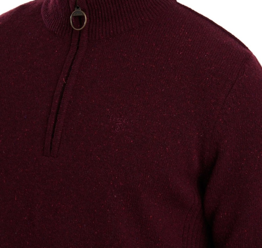essentiële tisbury half zip hoodie