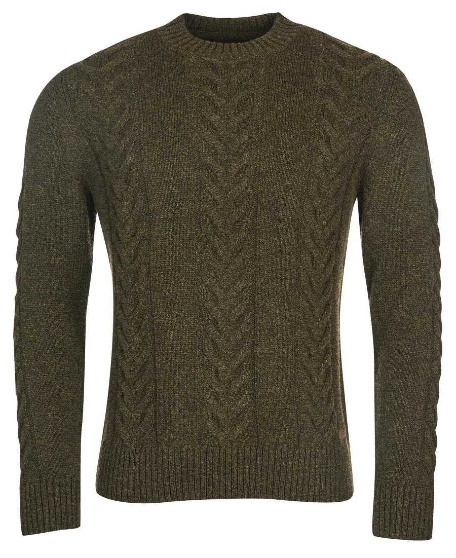 essentiële kabelgebreide sweater
