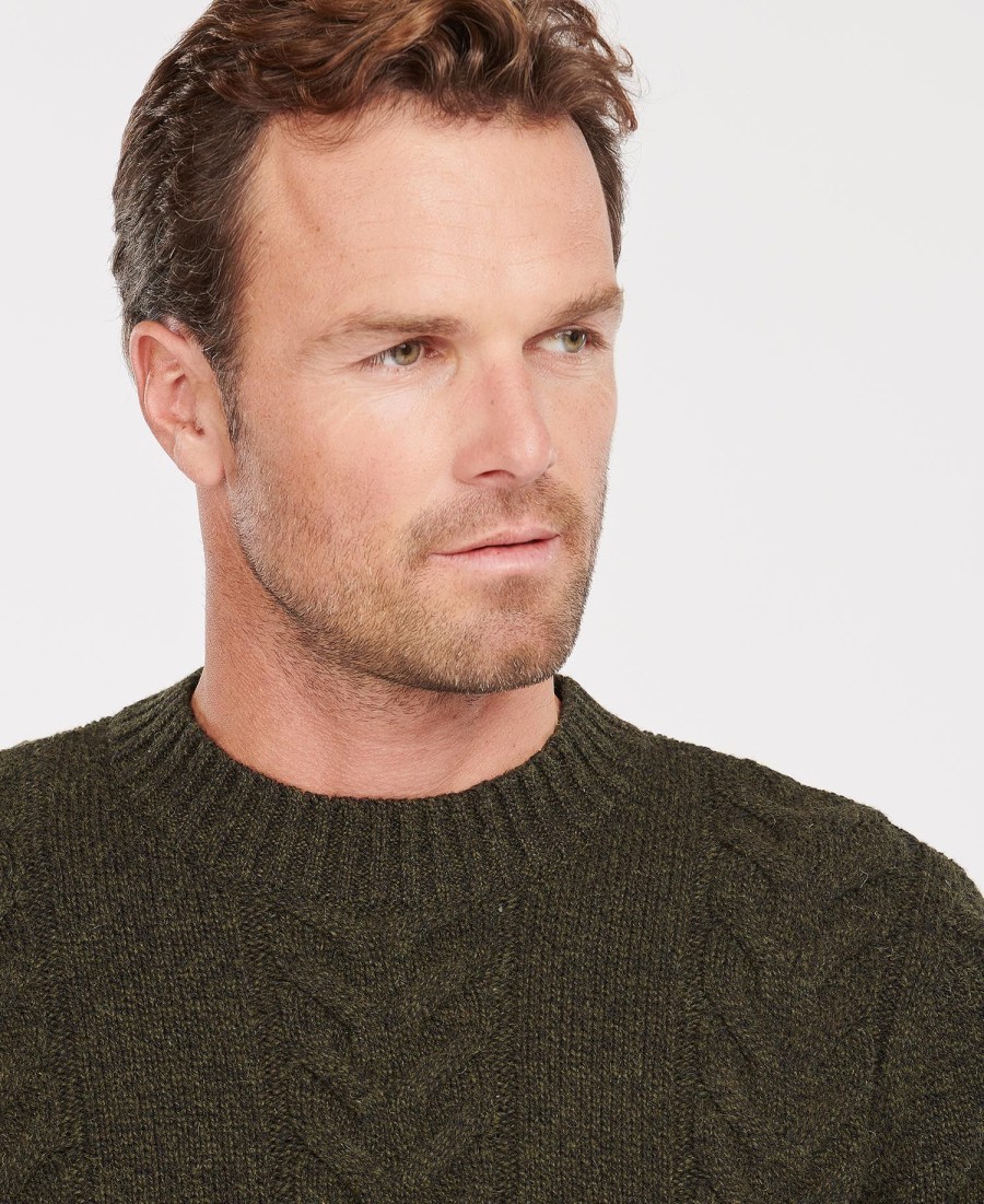 essentiële kabelgebreide sweater