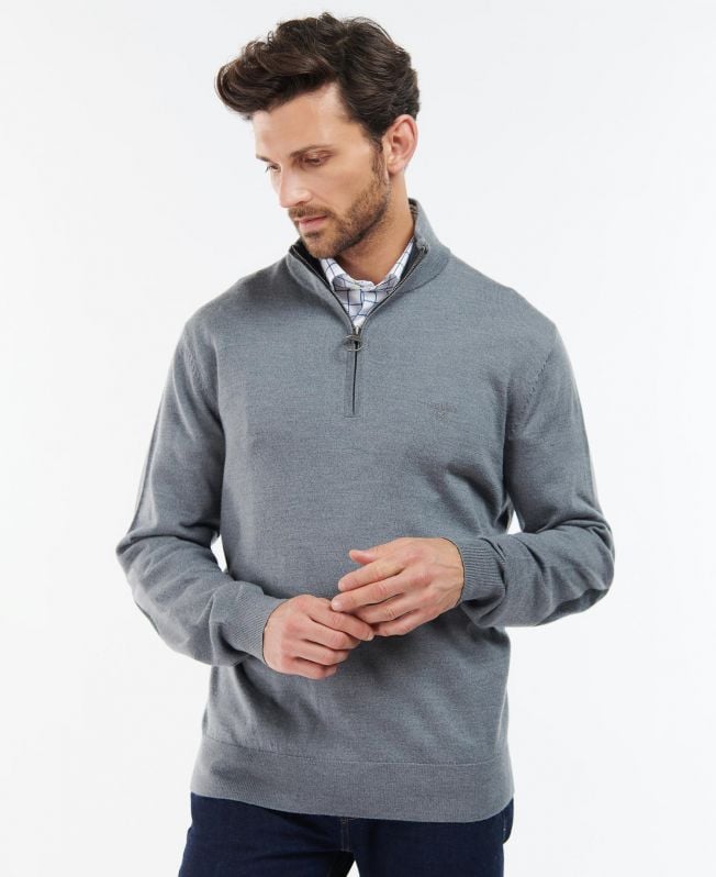loyton merino half zip hoodie