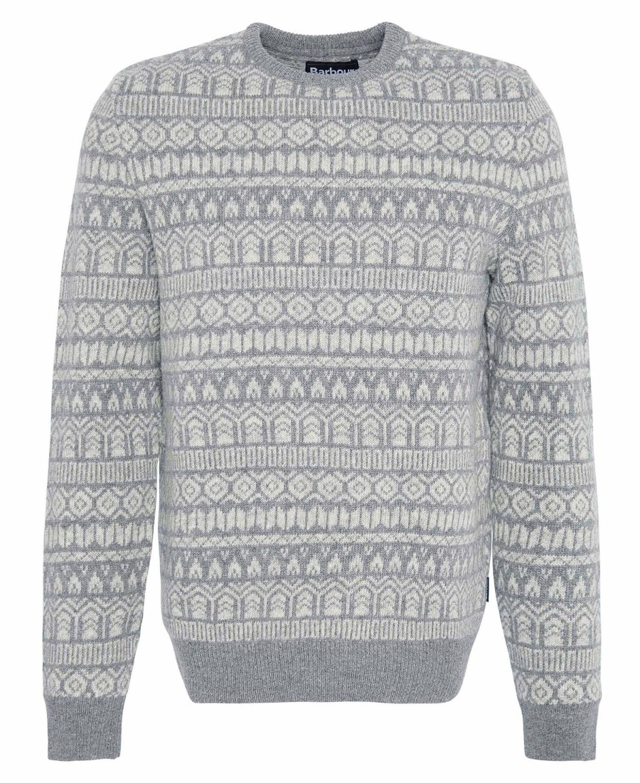 stonebeck fairisle trui met ronde hals