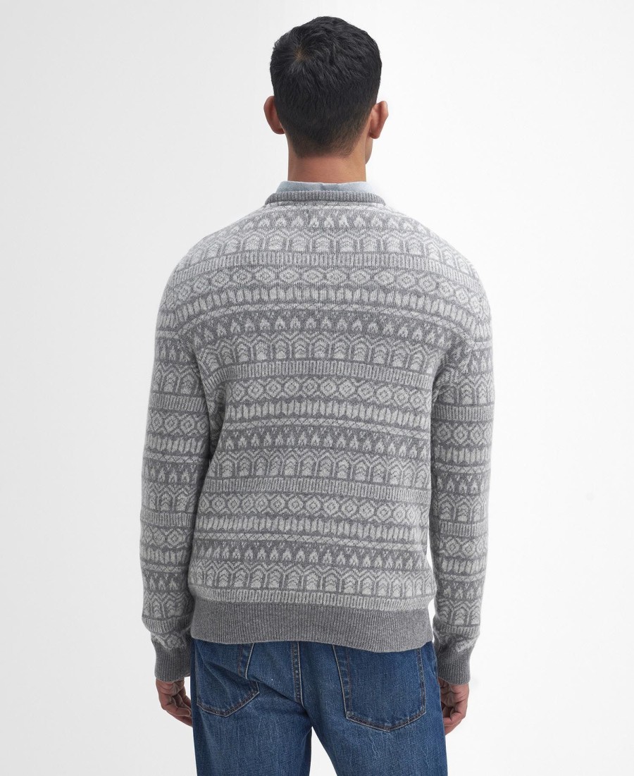 stonebeck fairisle trui met ronde hals