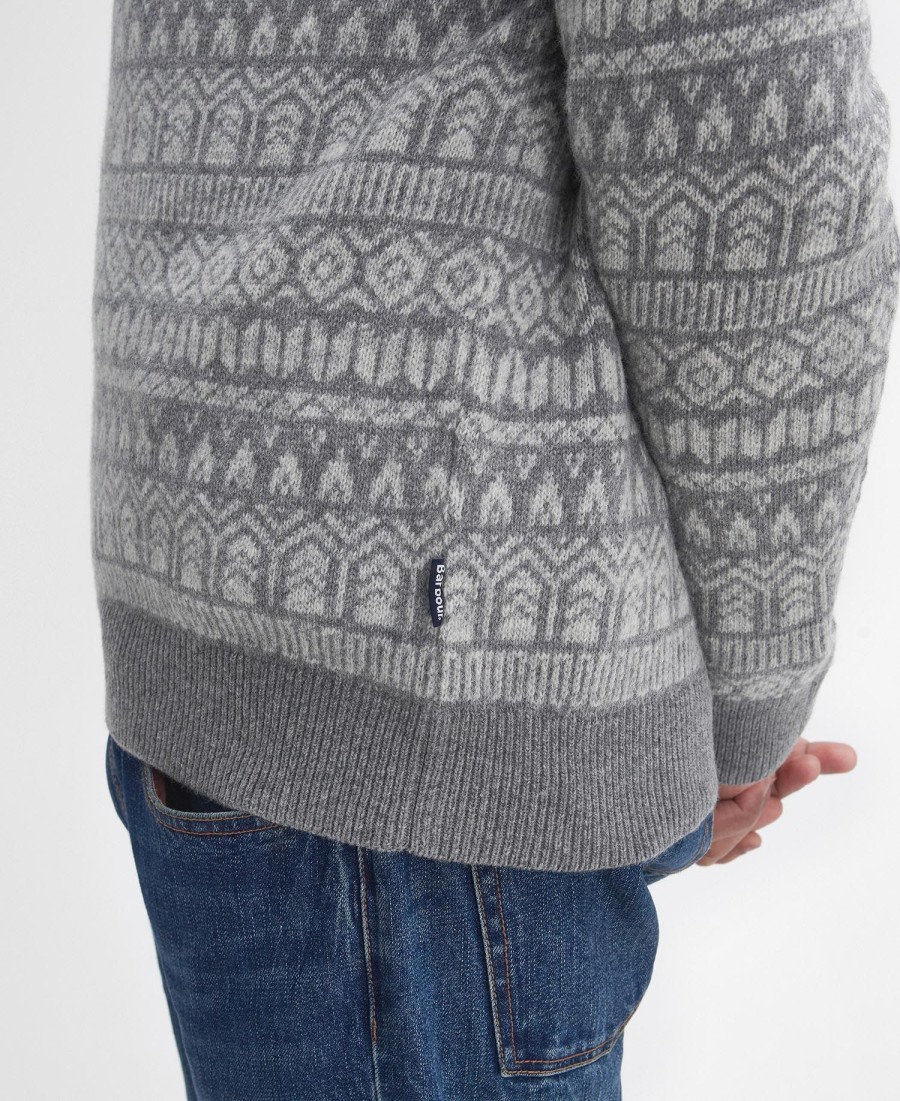 stonebeck fairisle trui met ronde hals