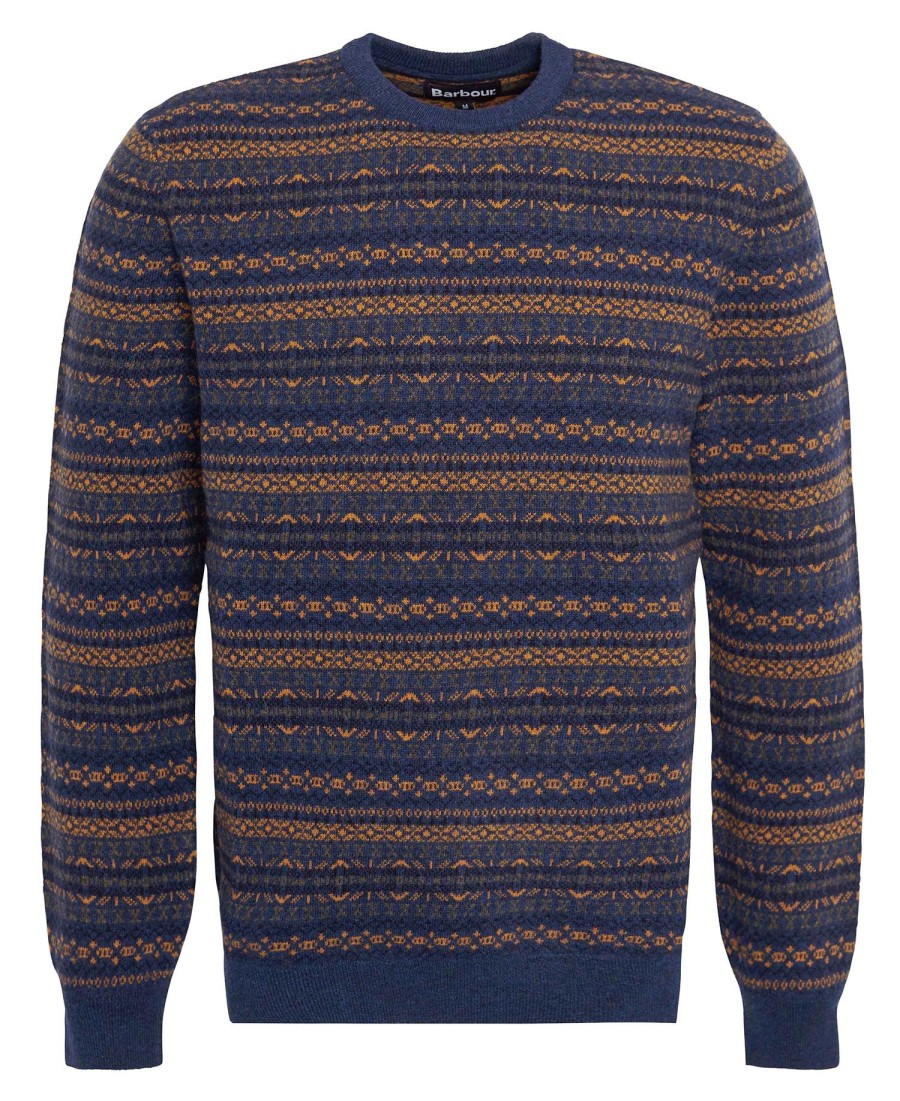 orkney fair isle trui met ronde hals