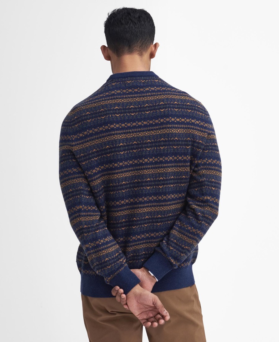 orkney fair isle trui met ronde hals