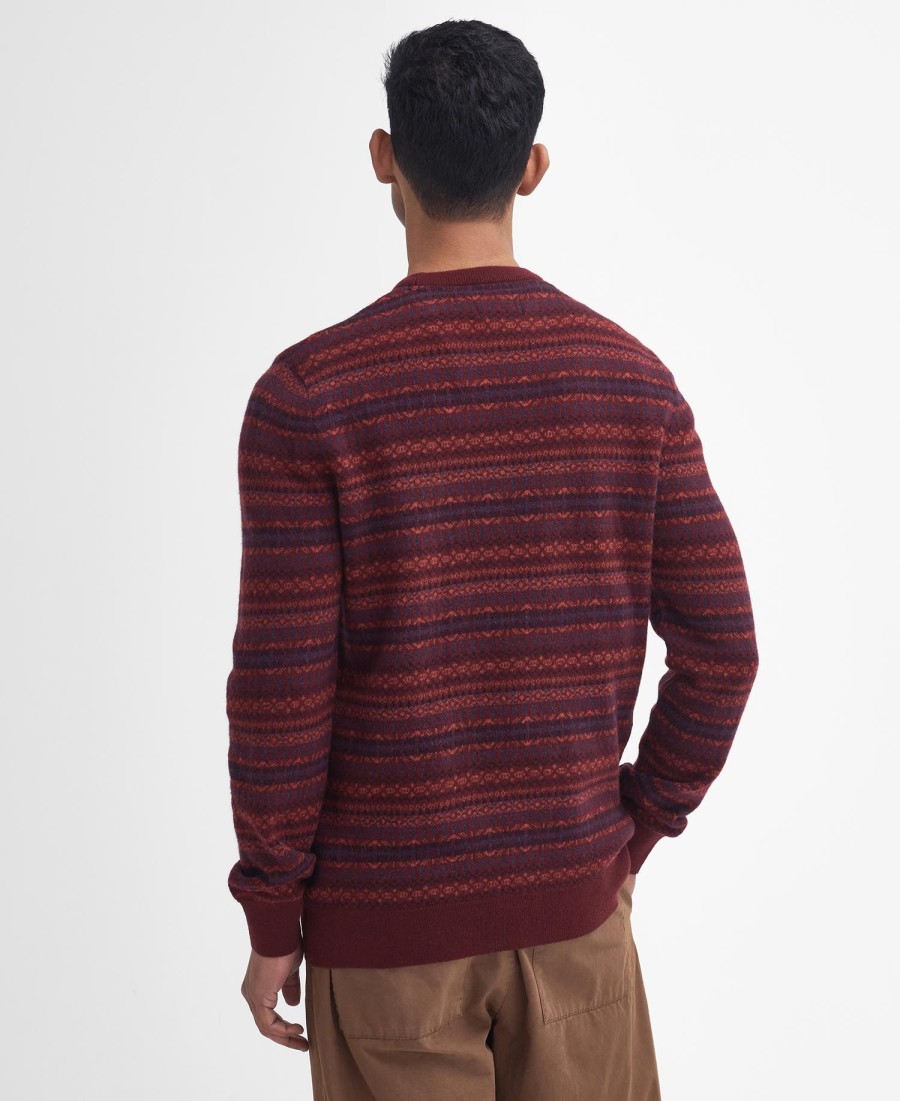 orkney fair isle trui met ronde hals