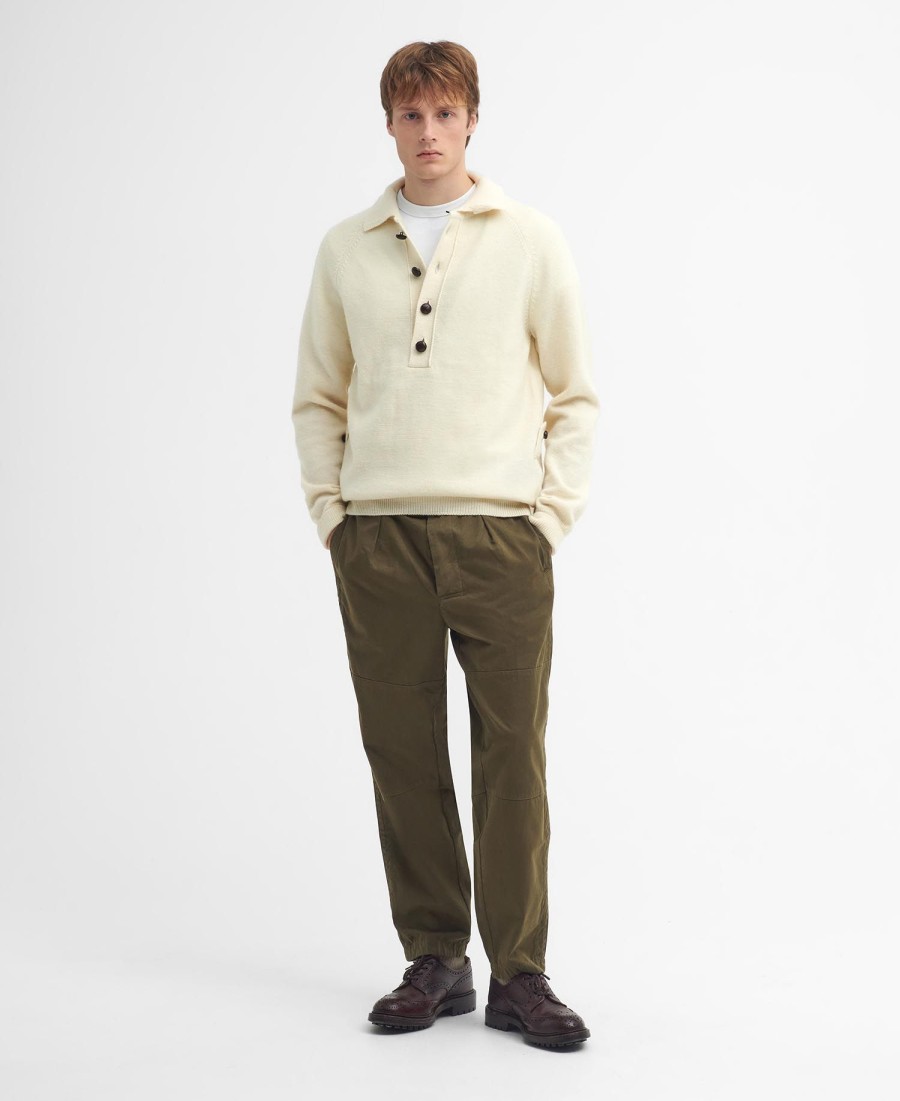 barbour x to ki to midden trui met kraag