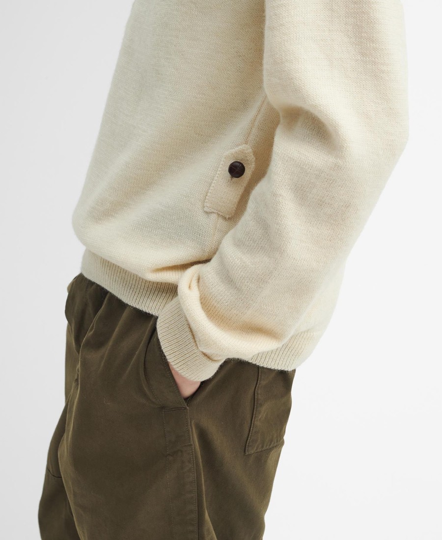 barbour x to ki to midden trui met kraag