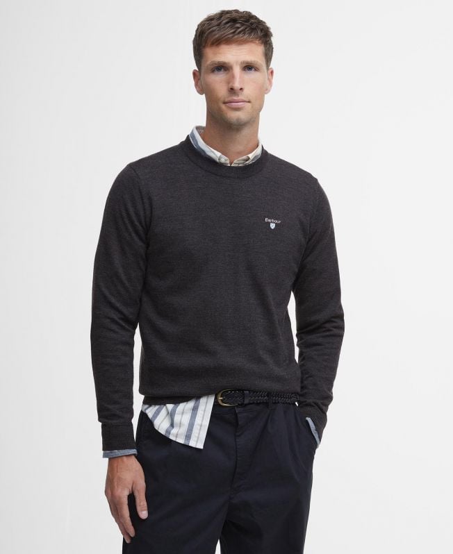 merino trui met ronde hals