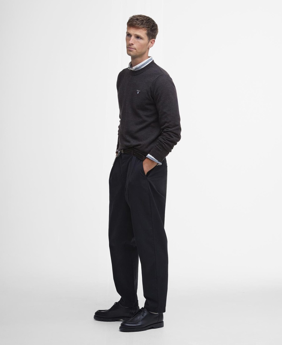 merino trui met ronde hals