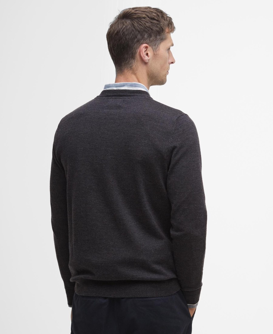 merino trui met ronde hals