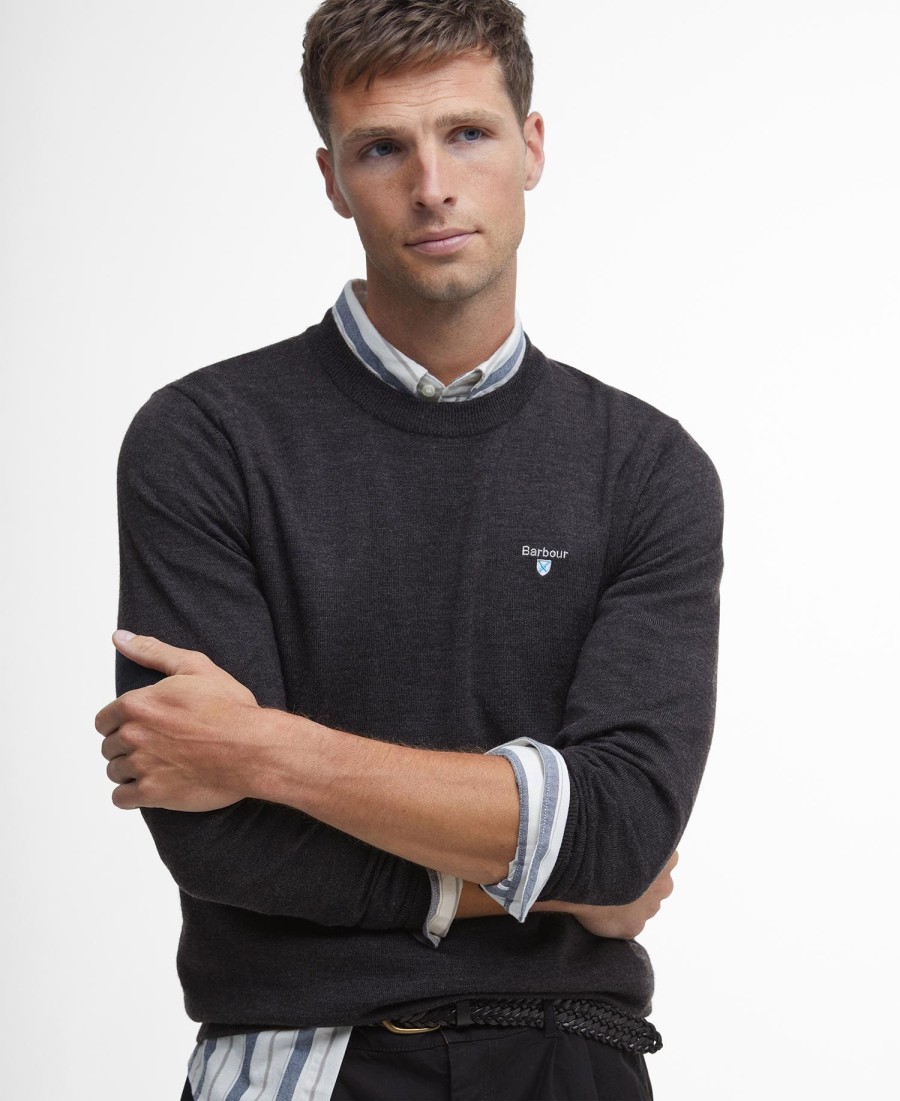 merino trui met ronde hals