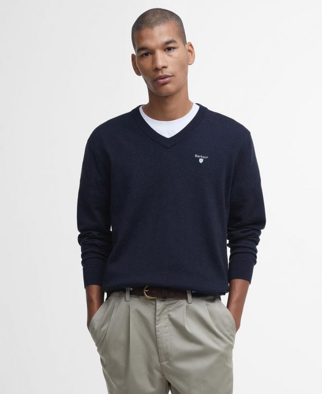 merino v-hals trui