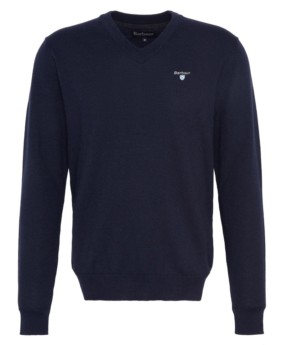 merino v-hals trui