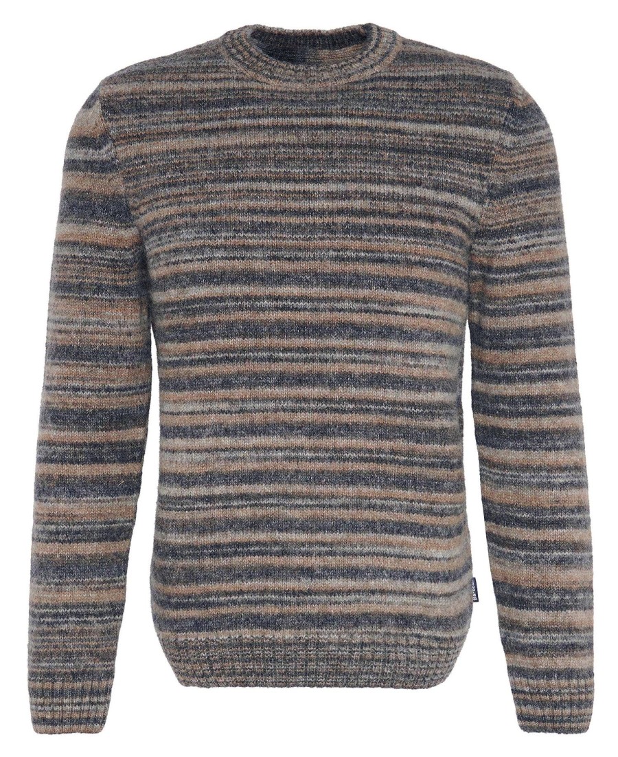 pateley gestreepte trui met ronde hals