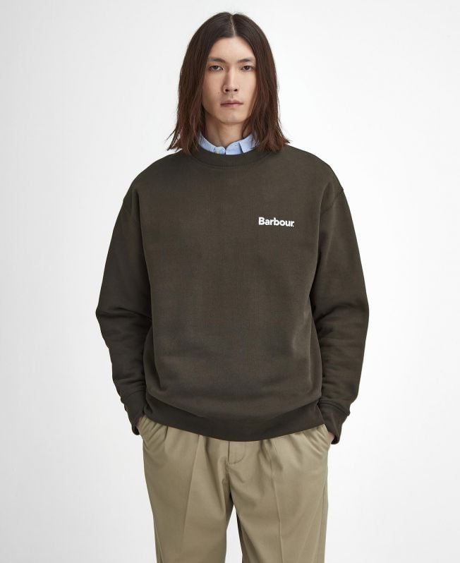 nicholas oversized sweatshirt met geborstelde afwerking