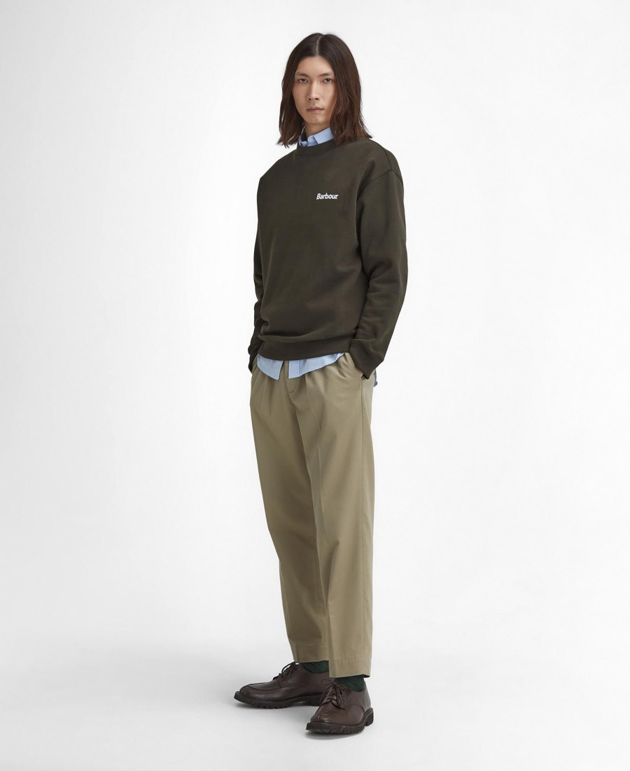 nicholas oversized sweatshirt met geborstelde afwerking