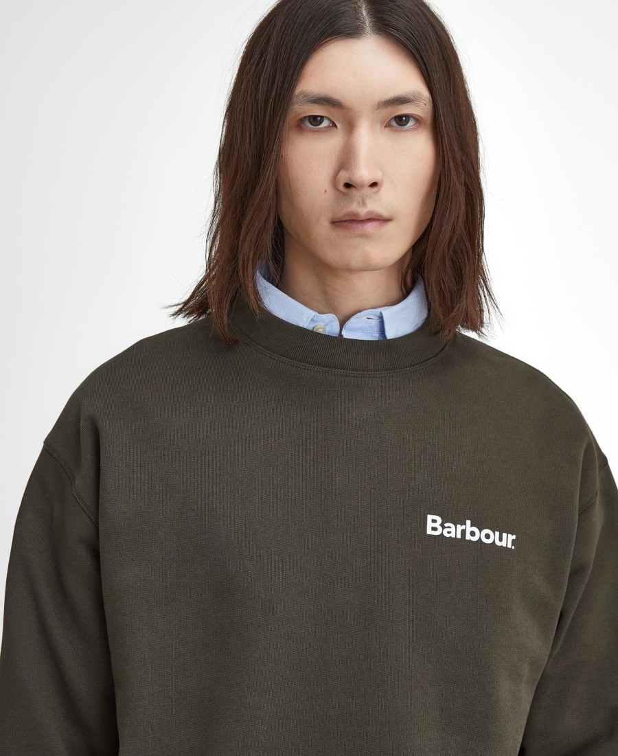 nicholas oversized sweatshirt met geborstelde afwerking