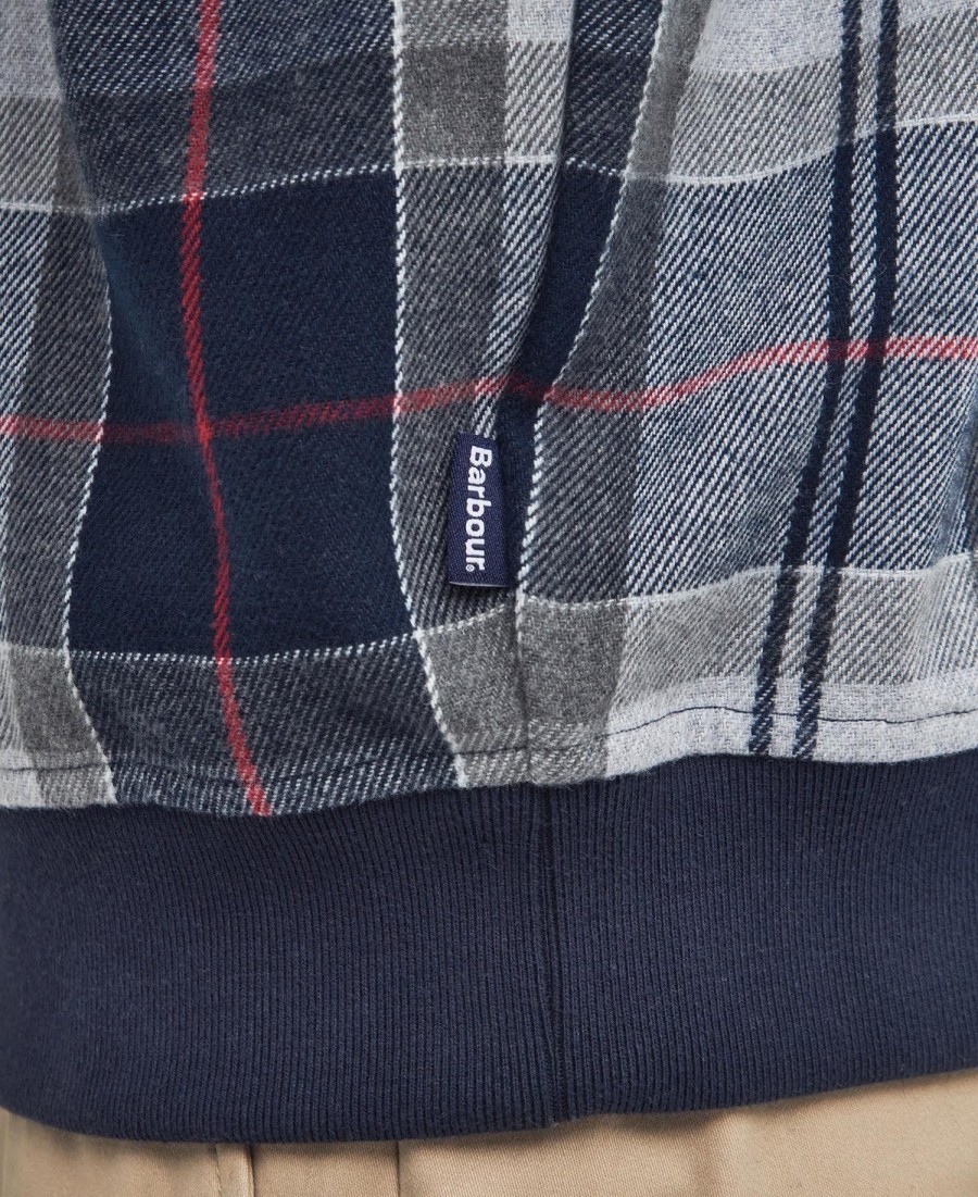 brough tartan sweatshirt
