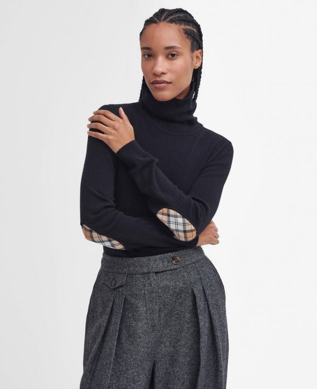 pendle jumper met opgerolde hals