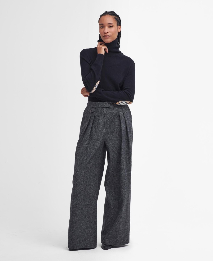 pendle jumper met opgerolde hals
