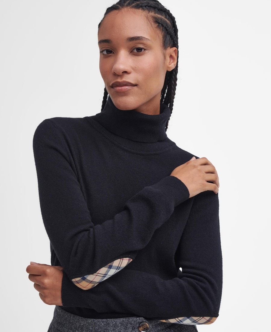 pendle jumper met opgerolde hals
