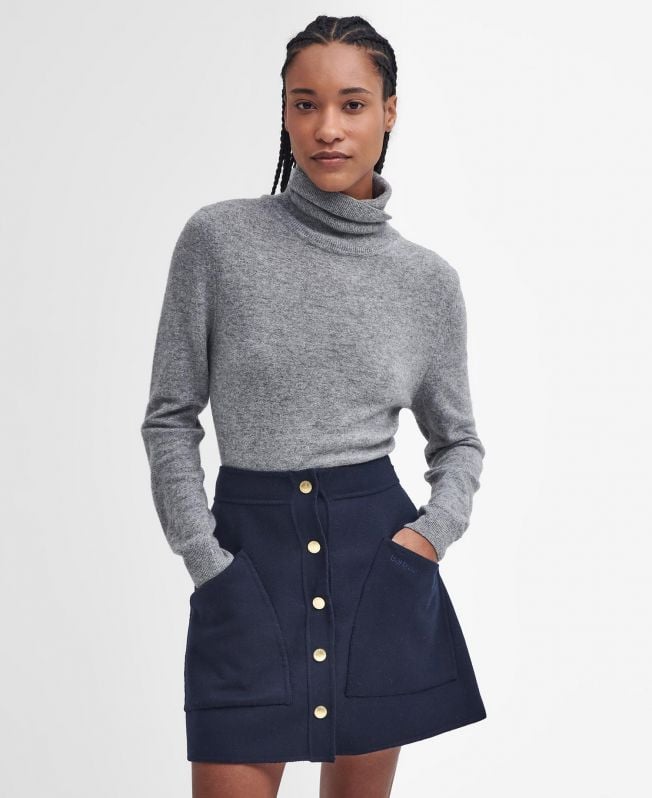 pendle jumper met opgerolde hals