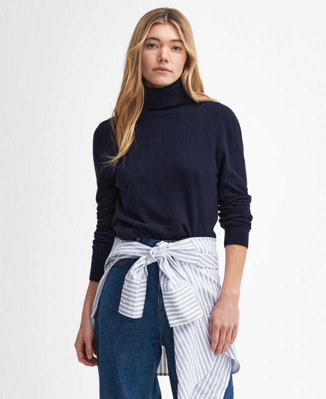 pendle jumper met opgerolde hals