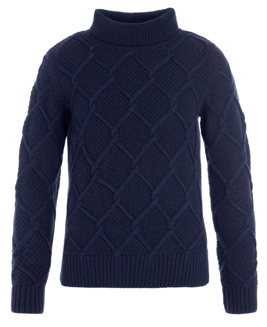 burne-sweatshirt met rolkraag