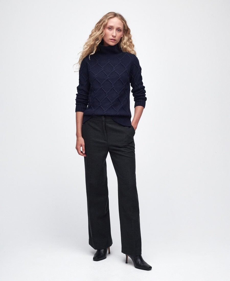 burne-sweatshirt met rolkraag