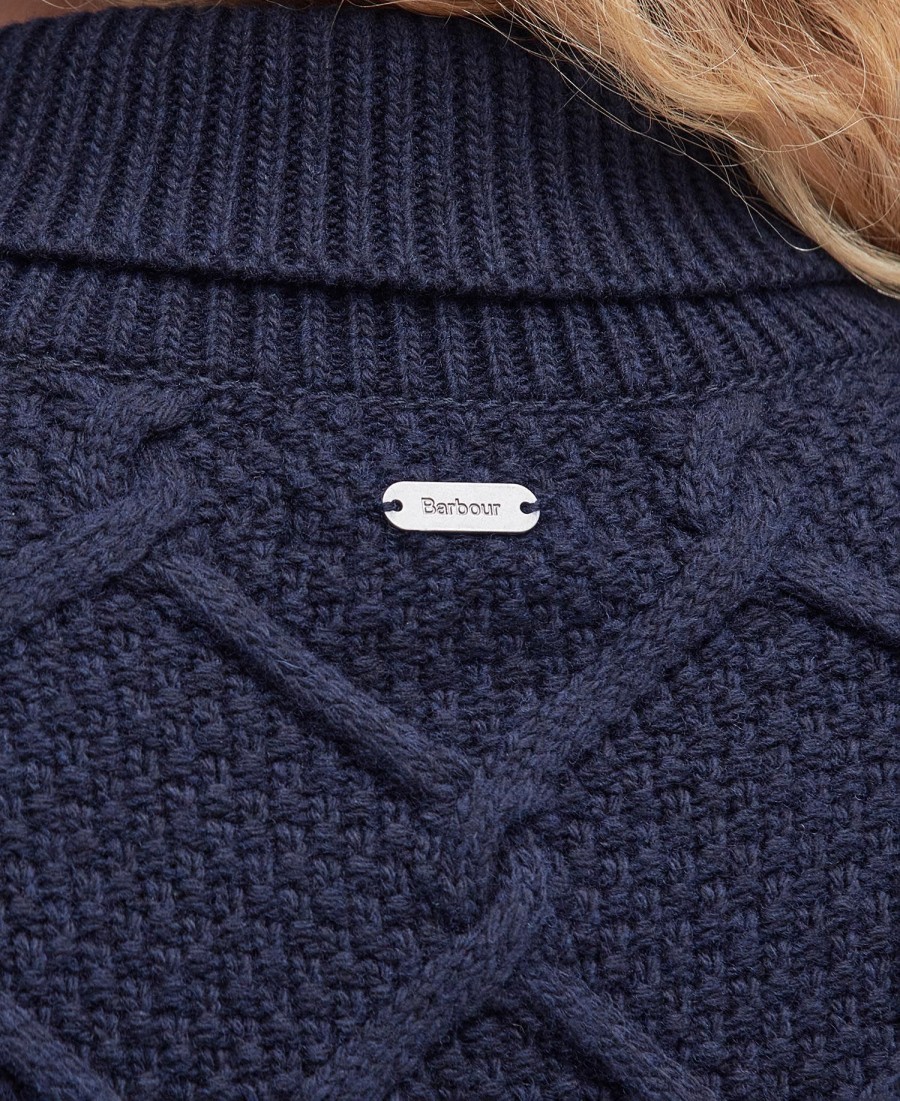 burne-sweatshirt met rolkraag