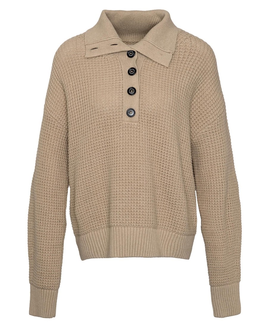 woodside half-button jumper