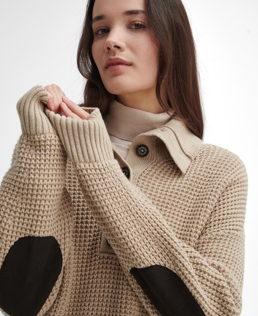woodside half-button jumper