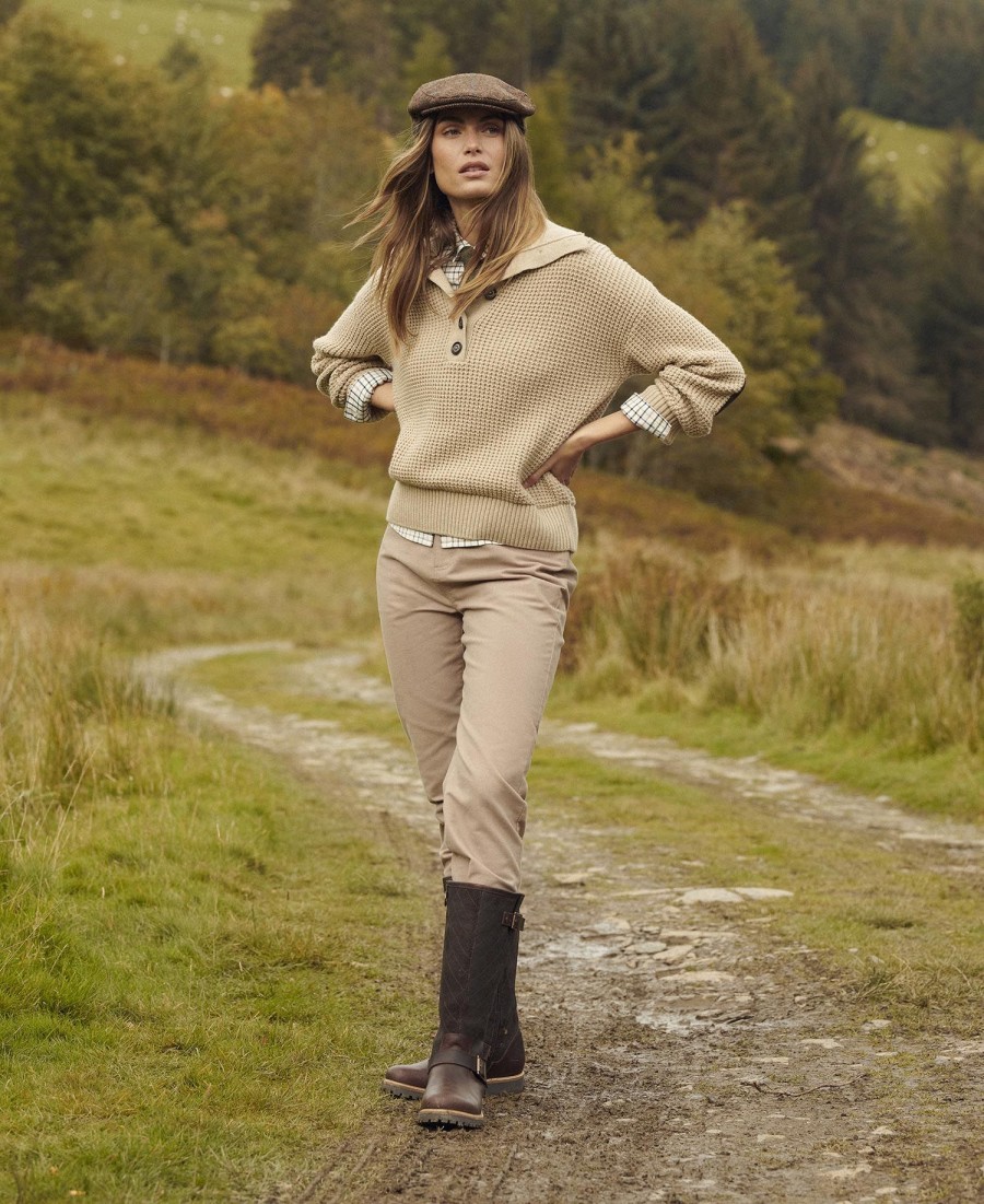 woodside half-button jumper