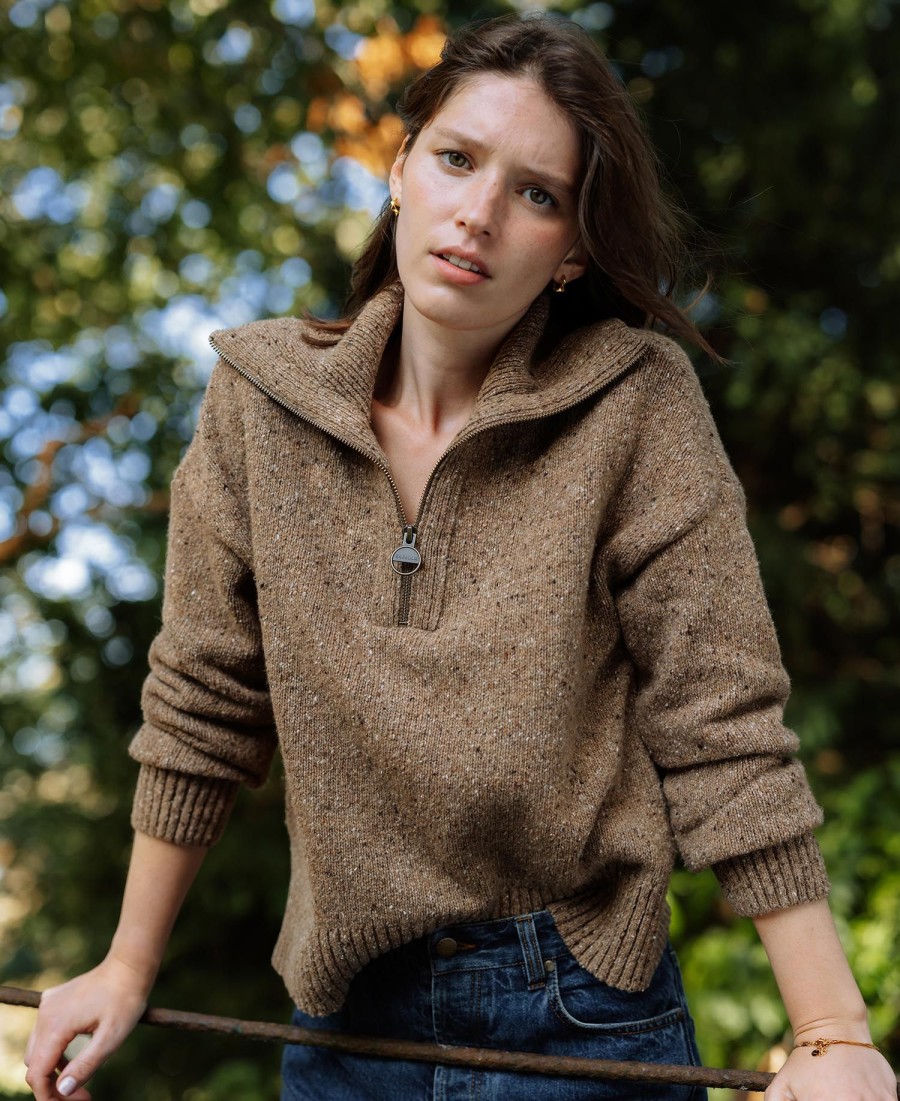 lavensdale half zip jumper