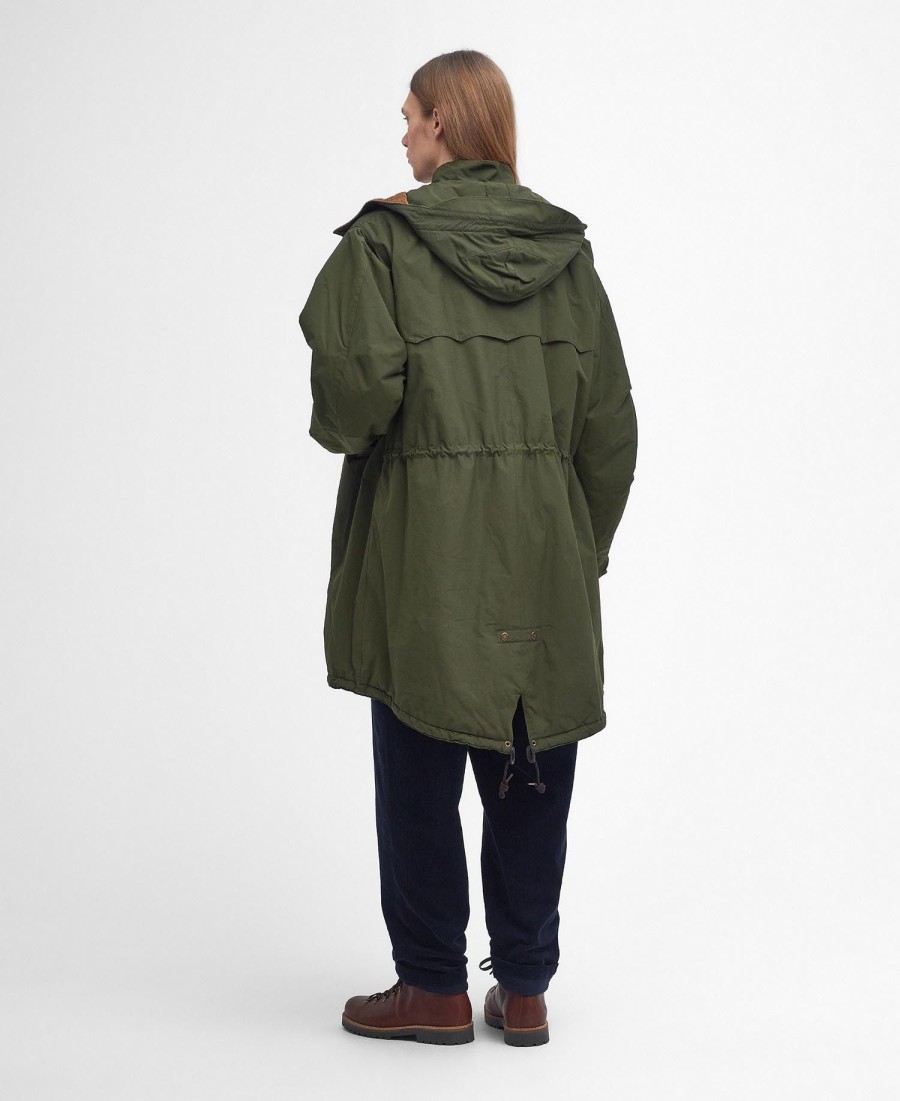 barbour x baracuta mods casual parka-jas