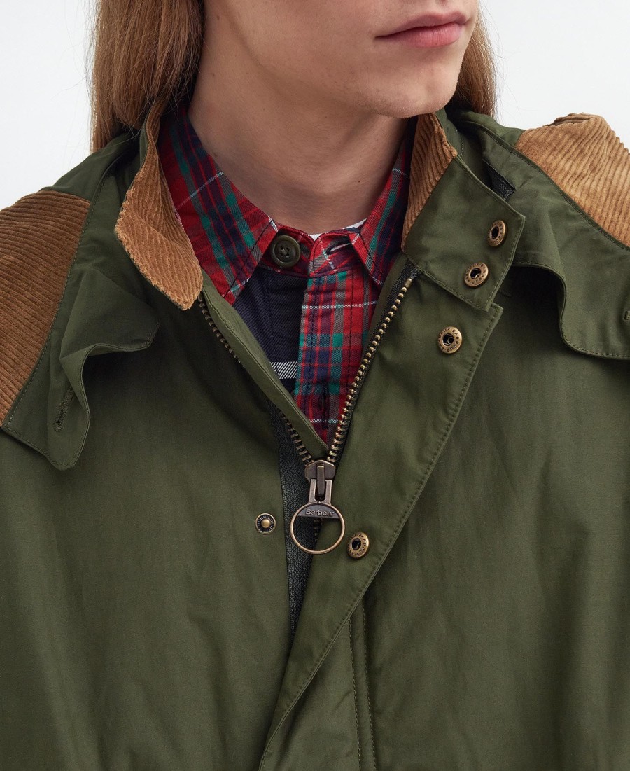 barbour x baracuta mods casual parka-jas