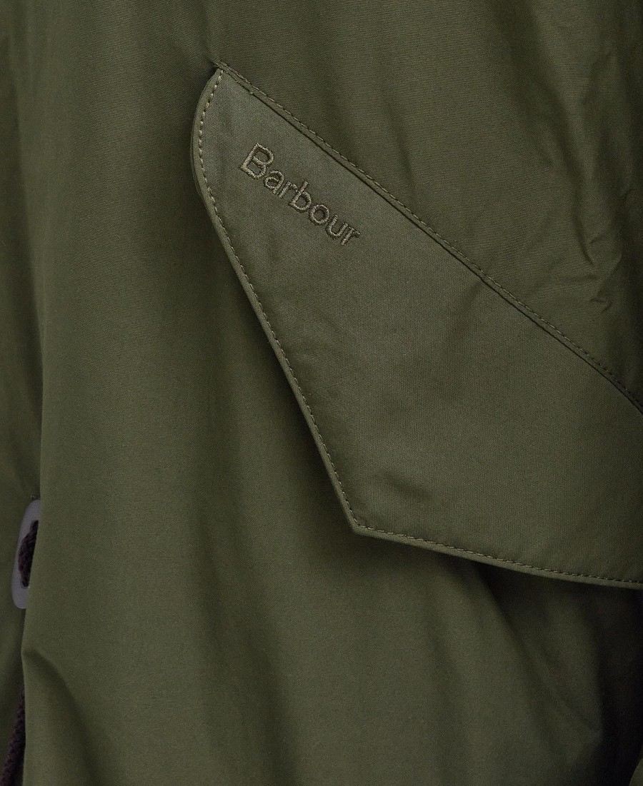 barbour x baracuta mods casual parka-jas