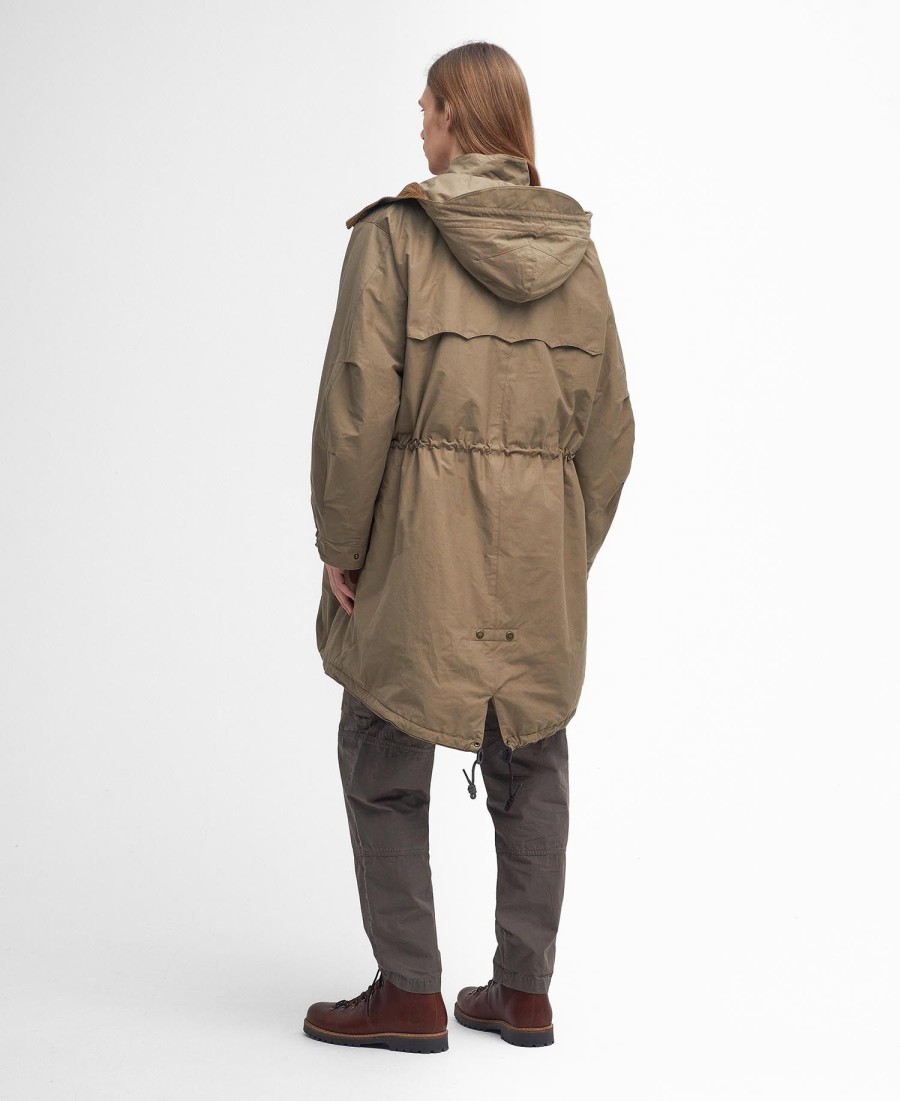 barbour x baracuta mods casual parka-jas