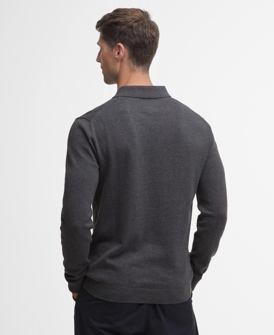 bassington gebreide poloshirt