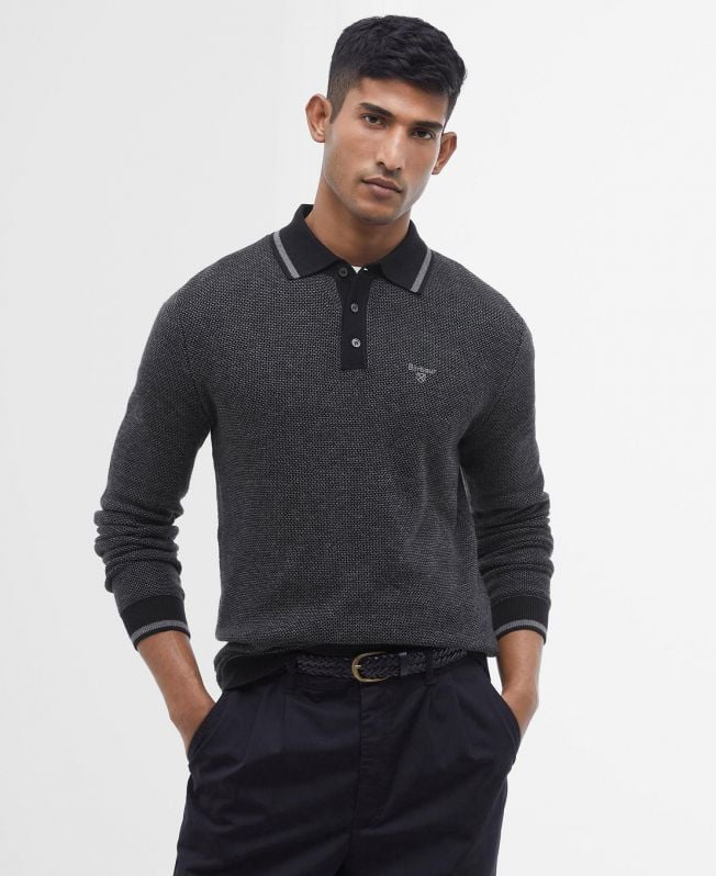 hilden gebreide poloshirt