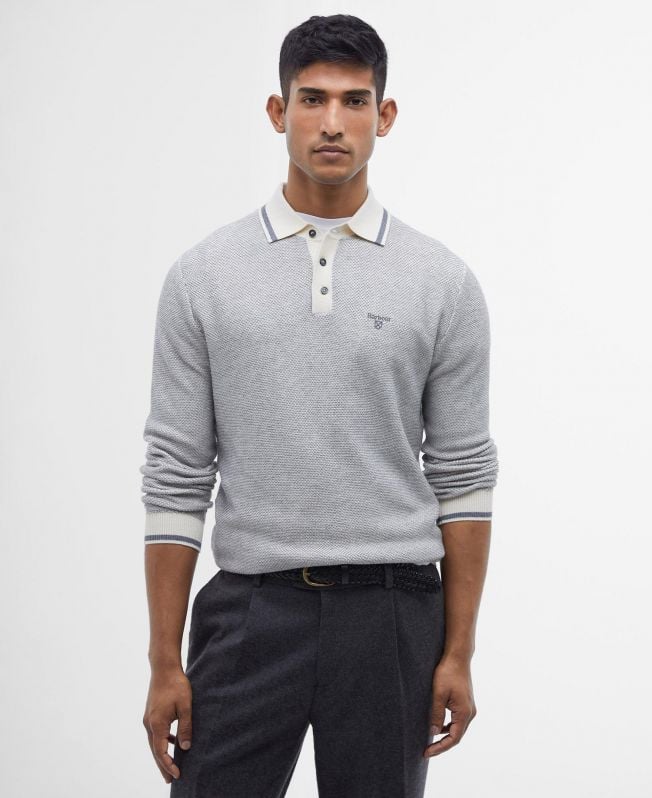 hilden gebreide poloshirt