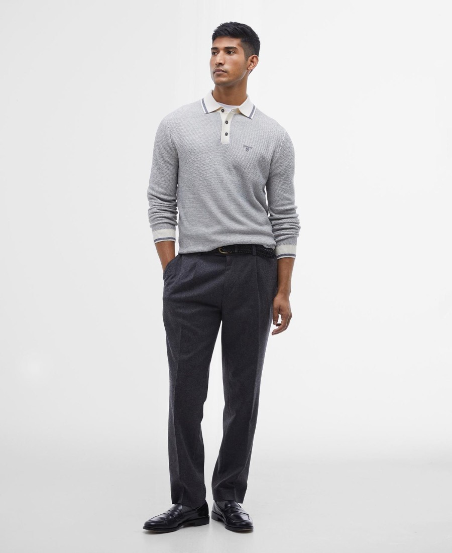 hilden gebreide poloshirt