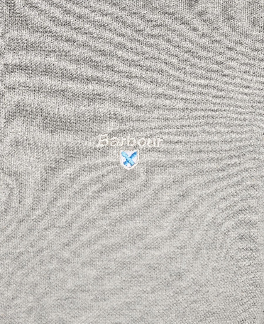 polo shirt met schotse ruit en piqué-print